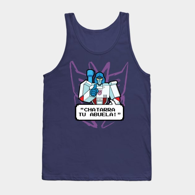 Cartoon Quote Megatron Tank Top by Rubtox